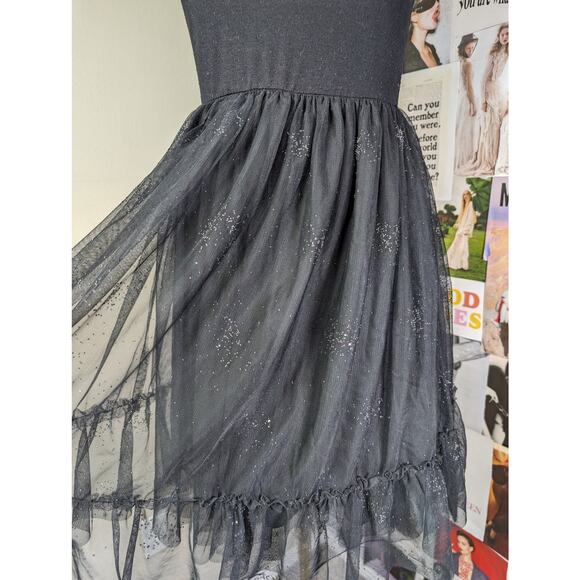 Sparkle Tulle Goth Dress - Picture 4 of 8